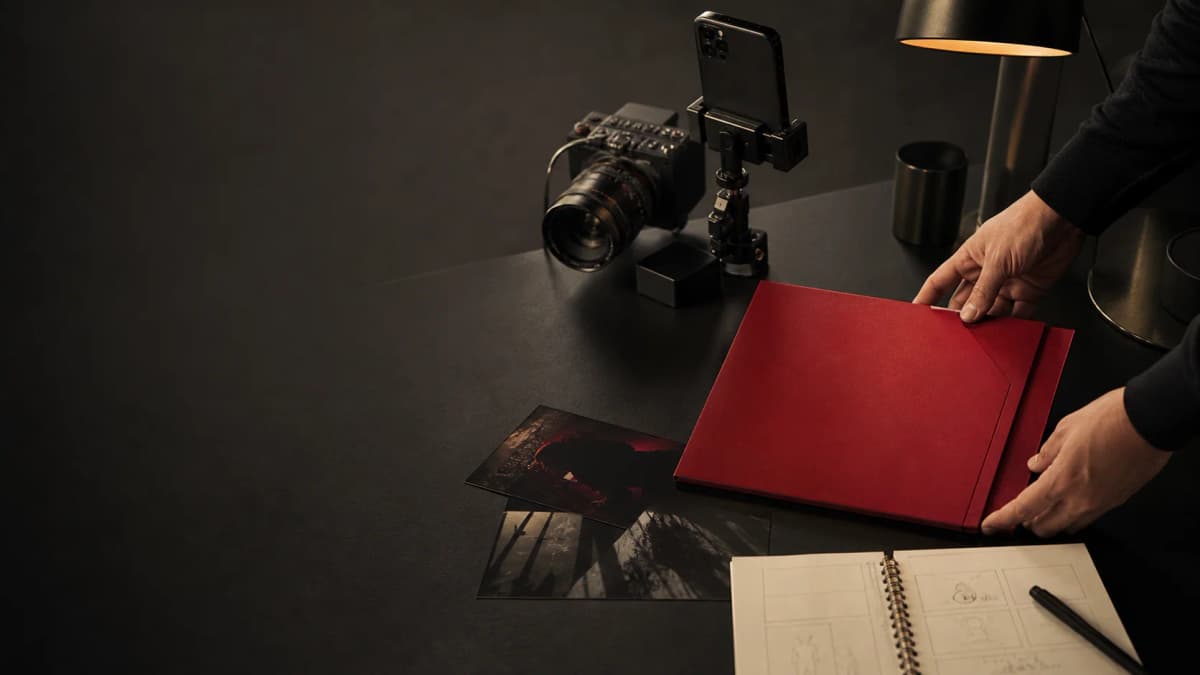 Anomaly Box shoot brief in a creator studio