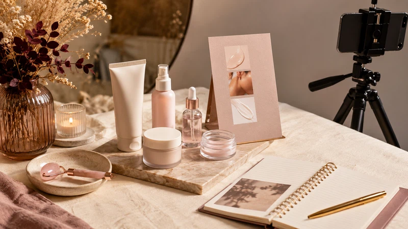 Beauty Product Video Ideas with Claim-Safe Demonstration — creator planning visual.